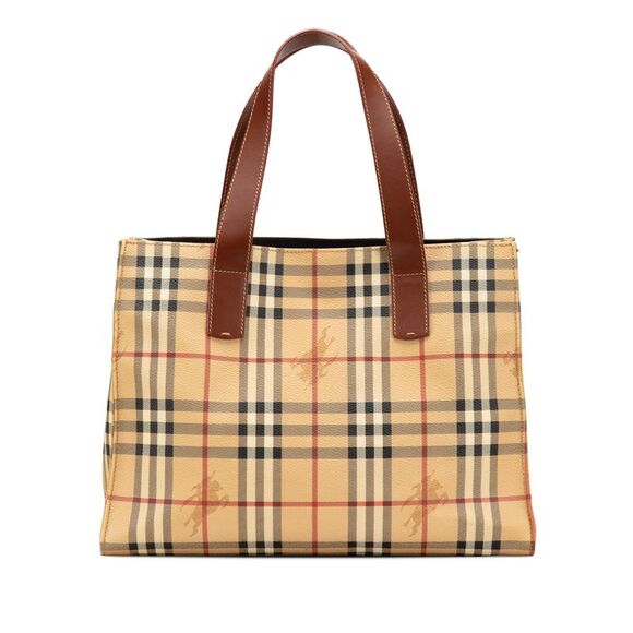 Pre Loved burberry Women Brown Tote Bags - Picture 1 of 8